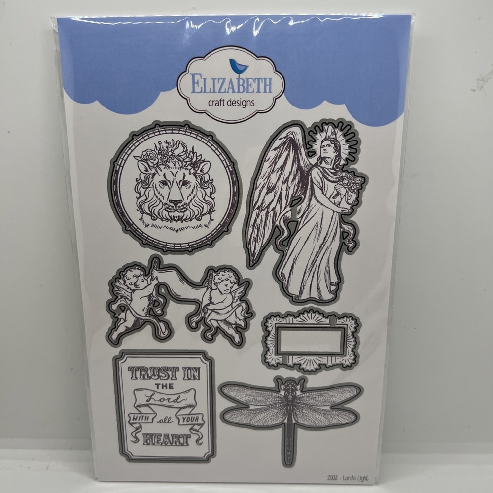 New Elizabeth Craft Designs Die‎ Set #2003 Lords Light Cherub Angel